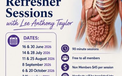 ICR A & P REFRESHER SESSIONS with Lee Anthony Taylor